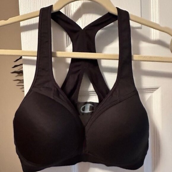 Champion Women's V-Neck, Racerback, Moisture-Wicking, Moderate Support, Sports B - Picture 5 of 10